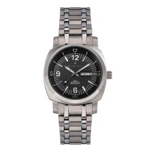 Nautis Nautis Stealth Bracelet Watch w/Day & Date, Black, One Size, GL2087-B