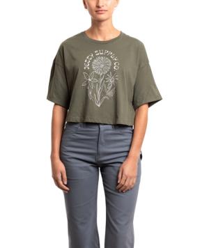 Jetty Aster Tee - Women's, Military, Large, 26850 840150810537