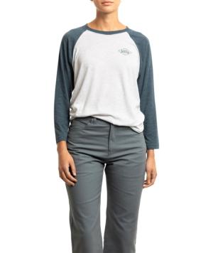 Jetty Cove Raglan Sleeve Tee - Women's, Indigo, Small, 29145