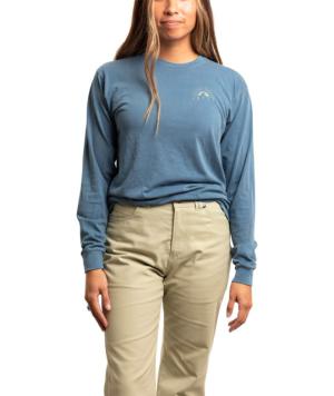 Jetty Aurora Long Sleeve Tee - Women's, Blue, Large, 29135