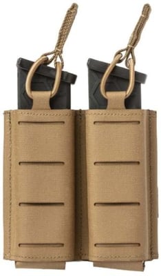 Sentry Gunnar Side By Side Double Pistol Mag Pouch, 9mm/.40 Caliber, Coyote Brown, Double, 25AC04CB 840239705013