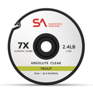 Scientific Anglers Absolute Trout Tippet 30M 1X Clear UPC: 840309135238