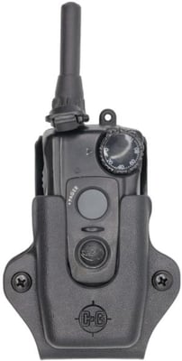 C&G Holsters OWB Belt Holster, SK-9 Dogtra E-Collar Remote, Ambidextrous, Black, 4410-100 840339744103