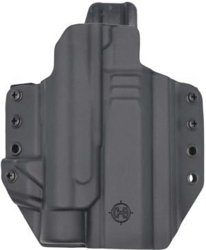 C&G Holsters Tactical OWB Belt Holster, 1911 4.25''/3.5'' TLR1/HL, Left Hand, Black, 5087-100