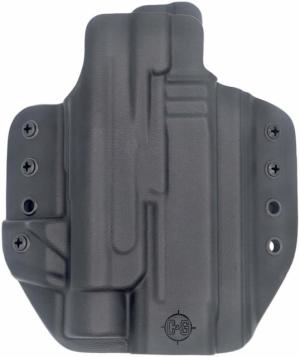 C&G Holsters Tactical OWB Belt Holster, Walther PDP 4'' TLR8, Left Hand, Black, 5385-100