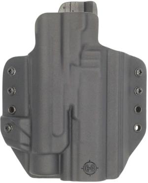 C&G Holsters Tactical OWB Belt Holster, S&W M&P 9/40 4.25''/4''/3.6'' TLR1/HL, Right Hand, Black, 5446-100