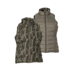DSG Outerwear Reversible Puffer Vest - Women's, Mossy Oak Bottomland Original/Stone, 4XL, 515158 515158