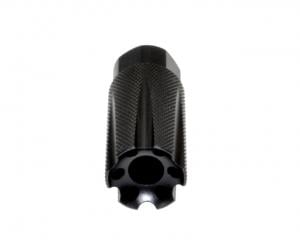 Kexuan Competition Grade Muzzle Brake Recoil Compensator for AR-10 LR 308, 5/8inx24 thread, Steel with Black Knurled Phosphate finish, MZ-08-02-B 840354122504