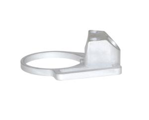 Presma Aluminum Receiver End Plate w/ 1in Sling Adapter for .223/5.56/.308 Buffer Tubes, Silver, ABTA10-S