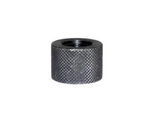Presma AR-15 Bull Barrel Thread Protector Nut for 1/2inx28tpi Muzzle Threading, Black Carbon Steel, BTPR03