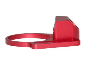 Presma Aluminum Receiver End Plate w/ 1in Sling Adapter for .223/5.56/.308 Buffer Tubes, Red, ABTA10-R