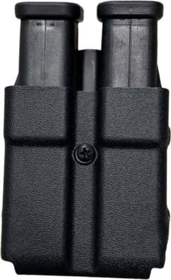Zero9 Double Mag Case Holster, Glock .45 ACP, Molle Loks, Plain Black, Z9-4014-BLK-MLK Z94014BLKMLK