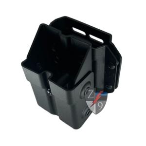 Zero9 Rifle Pistol Combo Holster, Glock 9mm/.40ACP, Molle Loks, Plain Black, Z9-4019-BLK-MLK Z94019BLKMLK