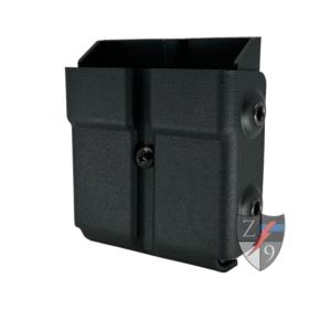 Zero9 Double Mag Case Holster, Traditional Other 9/40, Molle Loks, Plain Black, Z9-4034-BLK-MLK Z94034BLKMLK
