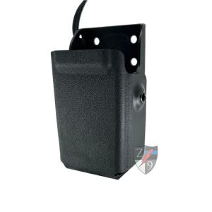 Zero9 Portable Radio Case Holster, XG-25/XG-75/P7300, Tek-Lok, Plain Black, Z9-5008-BLK-TEK 