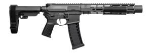 CMMG 94A68CDTNG Zeroed Banshee Mk4 9mm Luger 331 650 Black Nitride Threaded Barrel Tungsten Cerakote Aluminum Receiver wPicatinny Rail MLOK Handguard Black Polymer CMMG RipBrace CMMG Zeroed 