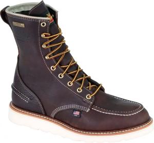 Thorogood 1957 8in Moc Toe Waterproof Non-Safety, Briar Pit Stop, 8.5EE, 814-3800-8.5EE