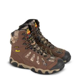 Thorogood Crosstrex Series Camo 8in Insulated Waterproof Hiker, Brown/Mossy Oak, 11M, 863-7079 11 M