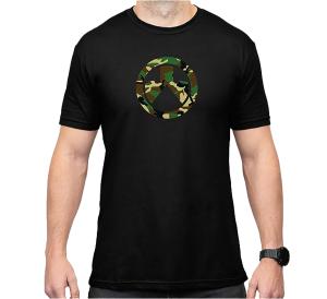 Magpul Woodland Camo Icon T-Shirt, Black Cotton/Polyester, 3XL - 840815134831