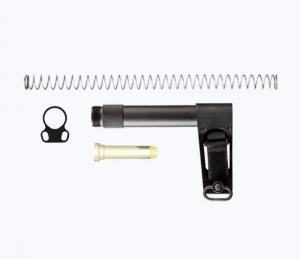 DoubleStar Strongarm Pistol Brace Assembly w/Buffer tube, End plate, Buffer and Buffer Spring, Black, DSC102A