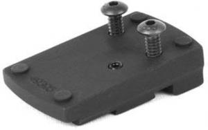 Evolution Gun Works Leupold DeltaPoint Pro Sight Mount, JPoint, Redfield Accelerator, and Optima, S&W 1911 Adjustable, 1.604in, Aluminum, Matte Black Hardcoat, 49395