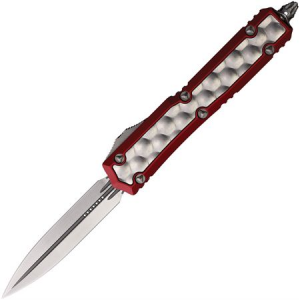 Microtech 20610RDBI Auto Makora D/E OTF Red 841768160397