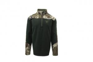 TrueTimber TTC Grid Fleece 1/4 Zip - Mens, Strata, Medium, 0399-M