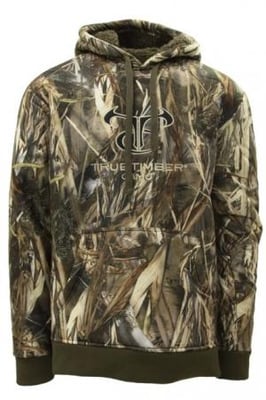 TrueTimber High Pile Fleece Logo Hoodie - Men's, Dirt, 2XL, 0452-2XL