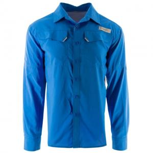 TrueTimber Bakstaye Long Sleeve Shirt - Men's, Strong Blue/Drizzle, Large, 841985136113