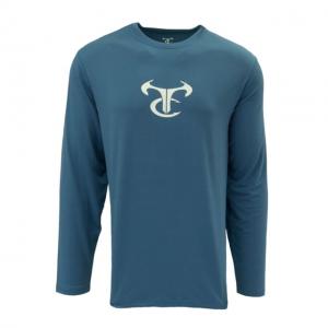TrueTimber Logo Long Sleeve Performance Tee - Mens, Stellar, Large, 841985141346