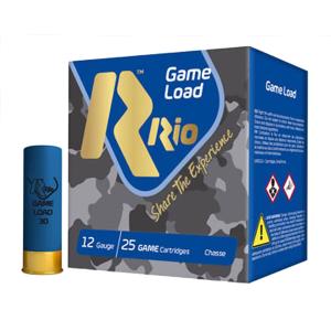 Rio Upland Game Load Classic Shotshells CG3075, 12 Gauge, 2-3/4", 1-1/16 oz, 1250 fps, #7.5 Shot, 25 Rd/bx 