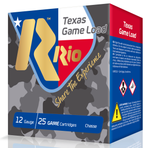 RIO AMMUNITION TG3675TX Top Game Texas Game Load Standard Velocity 12 Gauge 2.75" 1-1/4 oz 7.5 Shot 25 Bx/ 10 Cs TG3675TX