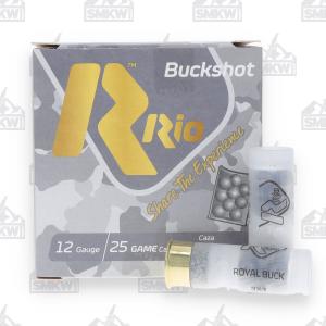 Rio Ammunition RB12925 Royal Buck 12 Gauge 2.75 in 9 Pellets 00 Buck Shot 25 Bx/ 10 Cs RB12925