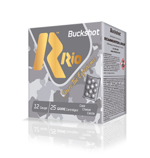 Rio Ammunition RB121225 Royal Buck (4X3) 12Gauge 2.75" 1Buck Shot 25 Per Box/10 Case 170916