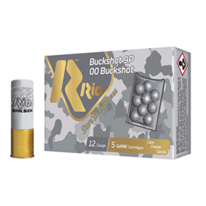 Rio Royal Buck 12 Gauge 2.75" 9 Pellet 1 Buck Shot 25 Rounds - RHD9PB