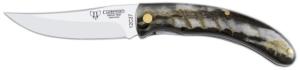 Cudeman 374 Quality Folding Knife, 8.5 cm, 12C27 Steel, Mouflon Horn, 374-M 8435131703933