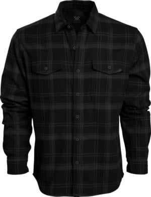 Vortex Timber Rush Flannel Button Up - Men's, 3XL, Black, 220-14-BLK3X 843829113465