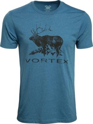 Vortex Elk Mountain T-Shirt - Men's, 2XL, Steel Blue Heather, 220-72-SBH2X