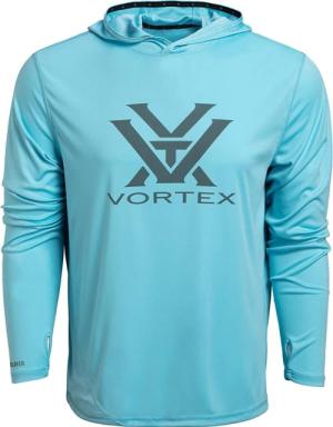 Vortex Sun Slayer LS Hoodie - Men's, Large, Flats Blue, 121-20-FBLL 843829127363