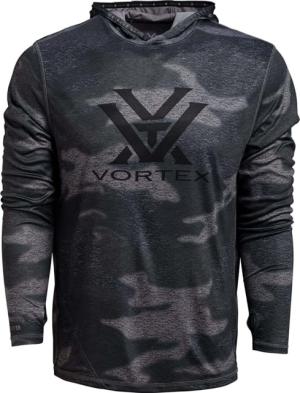 Vortex Sun Slayer LS Hoodie - Men's, Medium, Black Camo, 121-20-BCAM