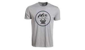 Vortex Three Peaks Short Sleeve T-Shirts - Men's, Grey Heather, 3XL, 121-10-GHT3X 12110GHT3X