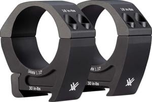 Vortex Pro Riflescope 34mm Rings Medium, 1.10in, Black, PR34-M