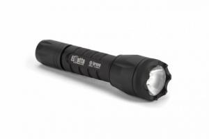 Elzetta Bravo 2-Cell LED Flashlight,Black,650 Lumens w/Crenellated Bezel Ring,High Output Avs Head,High/Low Tailcap B333 B333