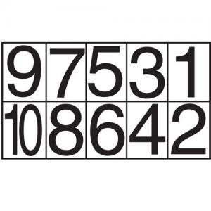 Forensics Source Large Adhesive Photo Numbers B - 6-8010 1005964