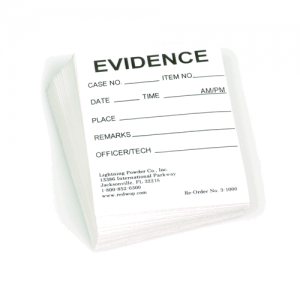 EVIDENCE ID LABELS (100) 3-1000