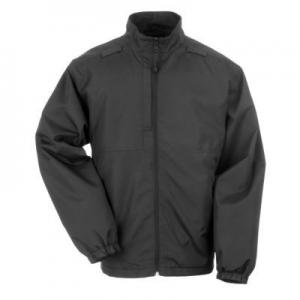 5.11 Tactical Lined Packable Jacket, Black - Extra Large 48052-019-XL