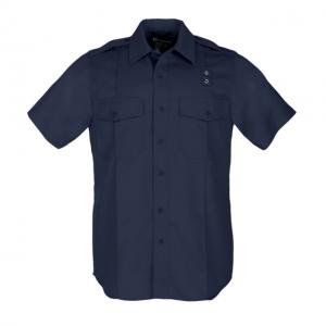 5.11 Tactical Men's PDU Class A Twill Short Sleeve Shirt, Midnight Navy, Size S-R 71183-750-MIDNIGHT NAVY-S-R