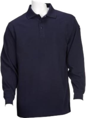5.11 Tactical Utility L/S Polo - Mens, Dark Navy, 3XL, 72057-724-3XL