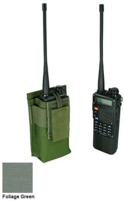 Specter Gear Belt Mounted Radio Pouch, fits Baofeng UV-5R / BF-F8HP With Extended Length Battery, Foliage Green, 1207 FG