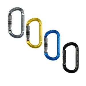 Trango Oval K Carabiner, Yellow, 23079-400